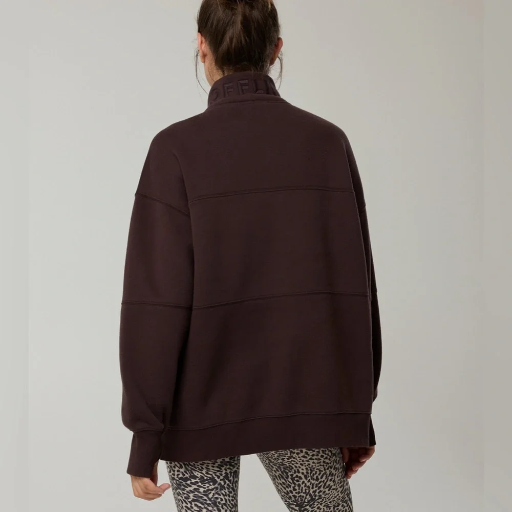 OFFLINE by aerie cloud fleece quarter zip sweatshirt - Picture 2 of 4